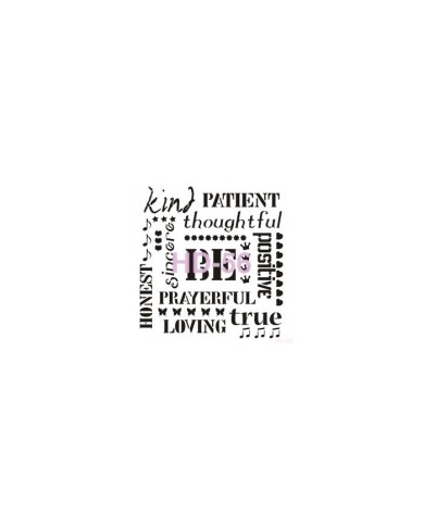 Home Decor (Duvar) Stencıl 45*45 cm HD-56