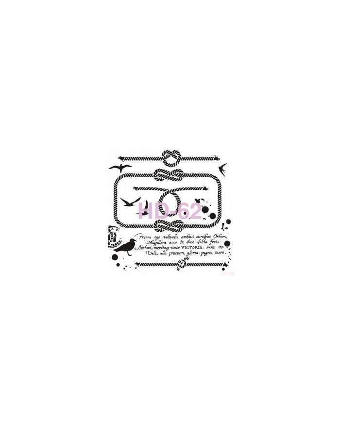 Home Decor (Duvar) Stencıl 45*45 cm HD-62