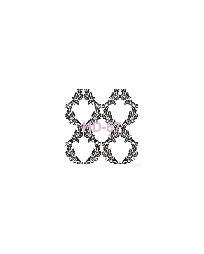 Home Decor (Duvar) Stencıl 45*45 cm HD-67