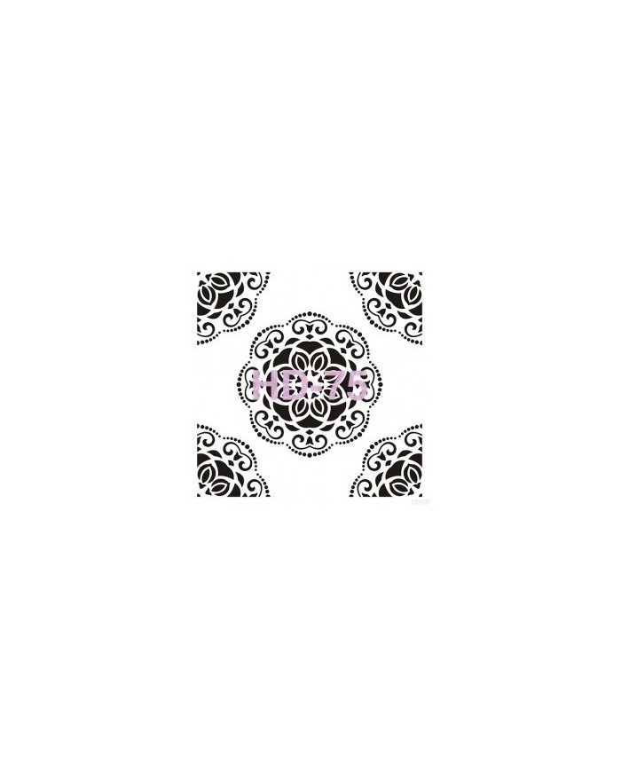 Home Decor (Duvar) Stencıl 45*45 cm HD-75
