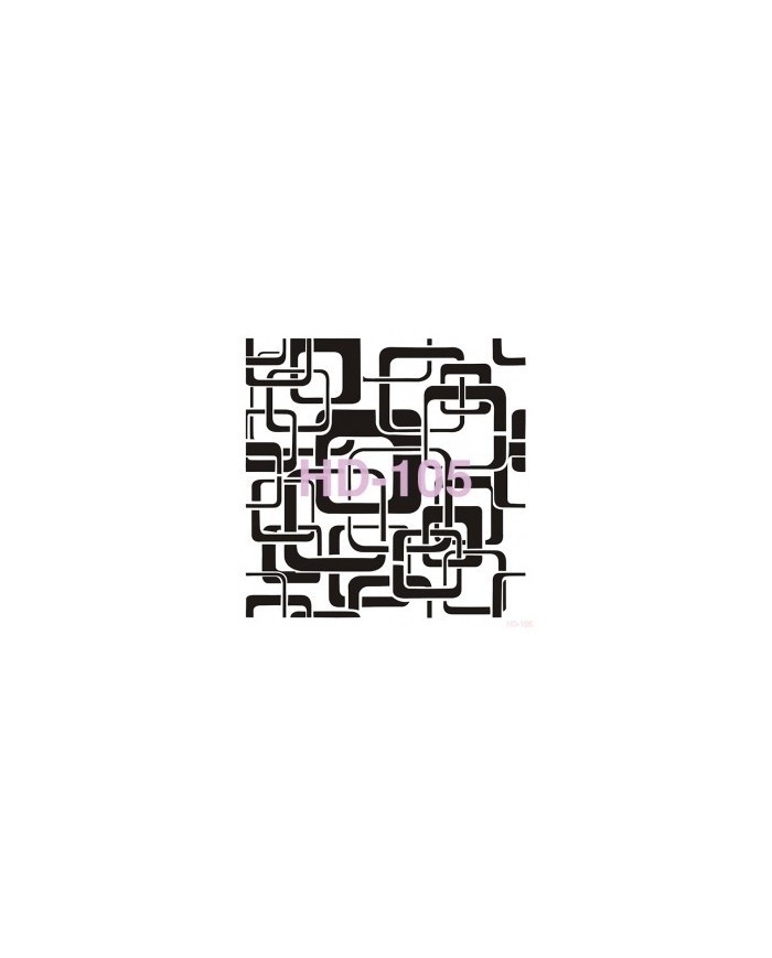 Home Decor (Duvar) Stencıl 45*45 cm HD-105