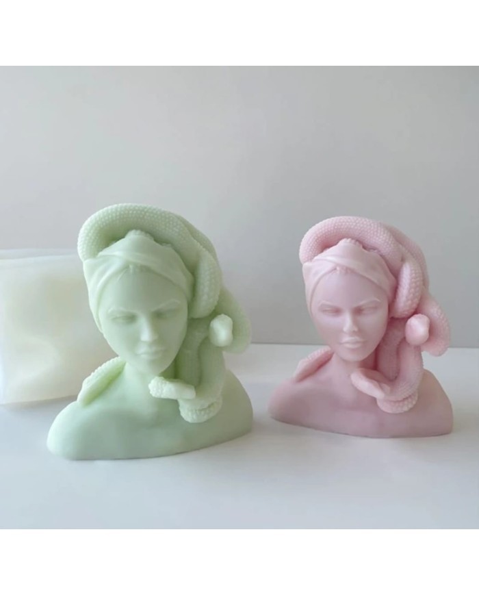 Medusa Mum Silikon Kalıbı - Kod:1191