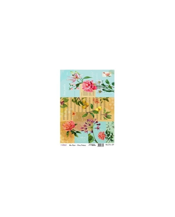 Pirinç Dekupaj 29*42 cm model 539