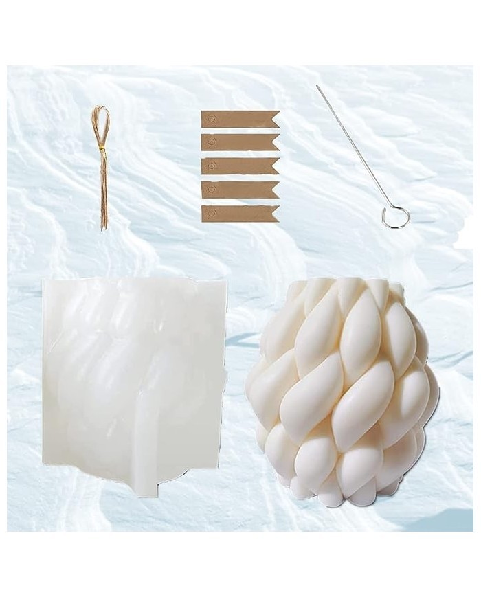 3D Geometrik Mum Silikon Kalıp -Kod:222 3D Geometrik Mum Silikon Kalıp -Kod:222