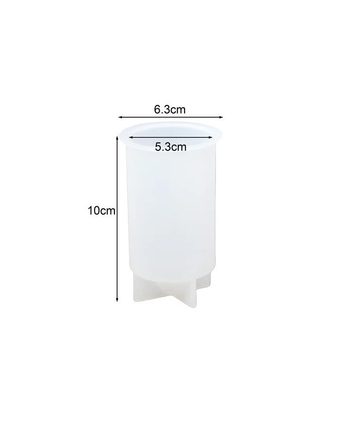 Mum , Sabun ve Reçine Epoksi - Silindir Kristal Kalıp - Kod: 1109 Mum , Sabun ve Reçine Epoksi - Silindir Kristal Kalıp - Kod: 1109