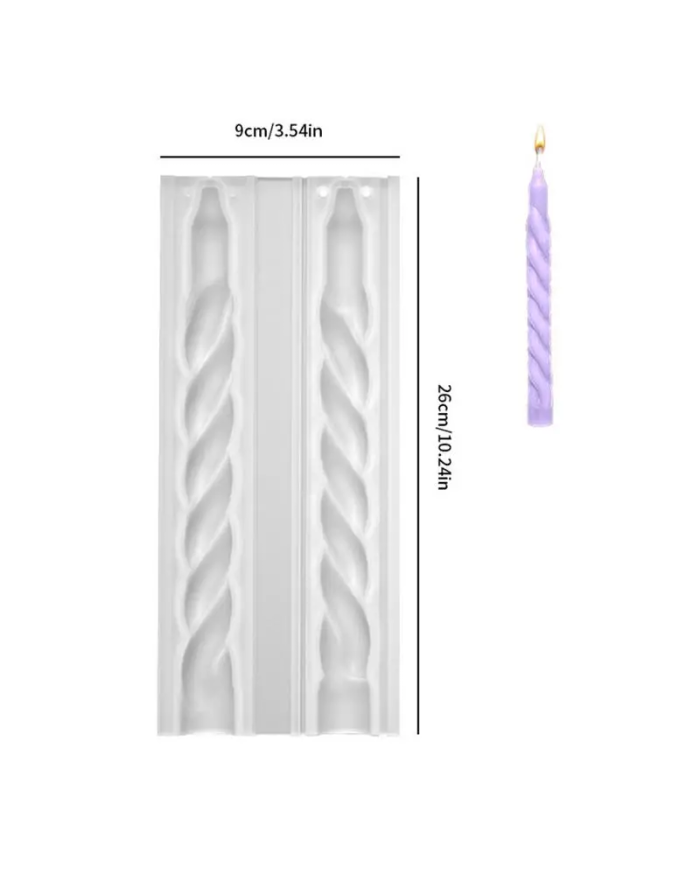 Pimli Örgü Şamdan Mum Kalıbı - Hobi Silikon Kalıbı -Kod:1115 Pimli Örgü Şamdan Mum Kalıbı - Hobi Silikon Kalıbı -Kod:1115
