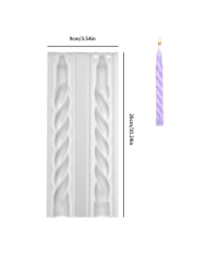 Pimli Örgü Şamdan Mum Kalıbı - Hobi Silikon Kalıbı -Kod:1115 Pimli Örgü Şamdan Mum Kalıbı - Hobi Silikon Kalıbı -Kod:1115