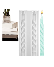 Pimli Örgü Şamdan Mum Kalıbı - Hobi Silikon Kalıbı -Kod:1115 Pimli Örgü Şamdan Mum Kalıbı - Hobi Silikon Kalıbı -Kod:1115