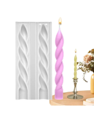 Pimli Örgü Şamdan Mum Kalıbı - Hobi Silikon Kalıbı -Kod:1115 Pimli Örgü Şamdan Mum Kalıbı - Hobi Silikon Kalıbı -Kod:1115