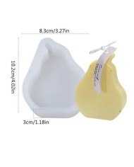 Armut Model Mum Hobi Silikon Kalıbı - Kod: 1140 Armut Model Mum Hobi Silikon Kalıbı - Kod: 1140