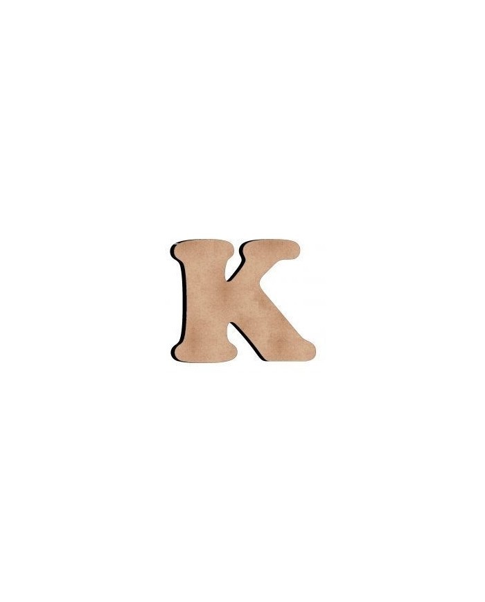 K Harf 6 cm