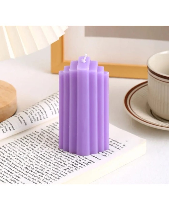 Geometrik Buz Dağı Silikon Mum Kalıbı - Kod: 1155 Geometrik Buz Dağı Silikon Mum Kalıbı - Kod: 1155