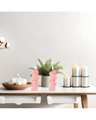 Dalgalı Kalp Modeli  Mum Hobi Silikon Kalıbı - Kod: 1153 Dalgalı Kalp Modeli  Mum Hobi Silikon Kalıbı - Kod: 1153