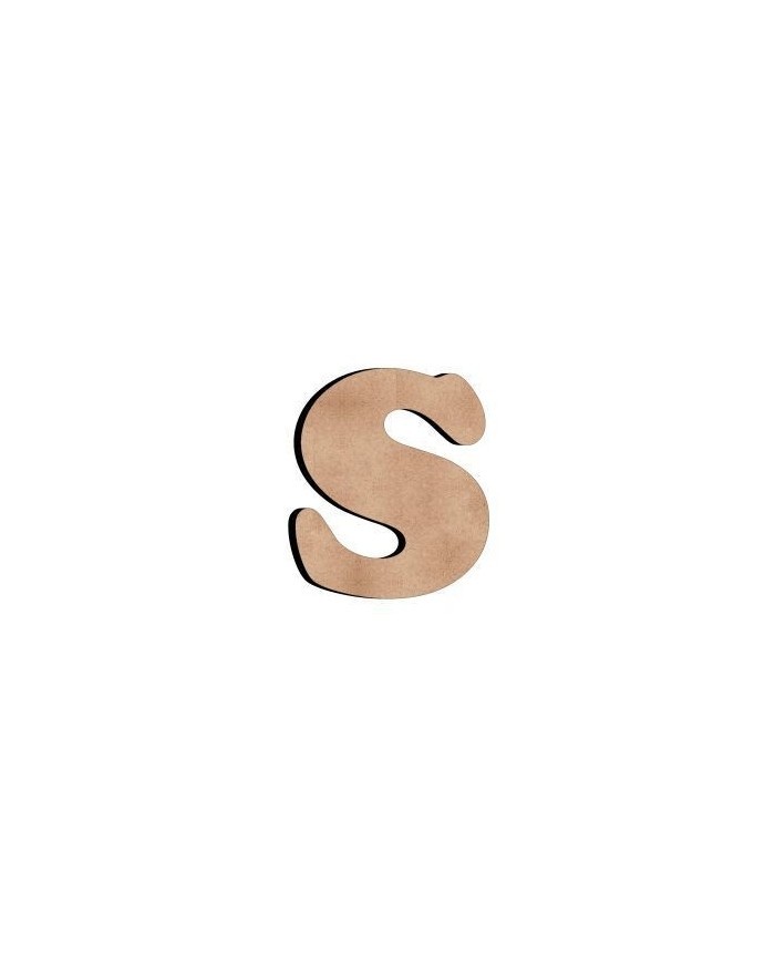 S Harf 6 cm