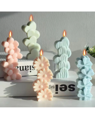 Papatya Modeli Mum Hobi Silikon Kalıbı - Kod: 1152 Papatya Modeli Mum Hobi Silikon Kalıbı - Kod: 1152