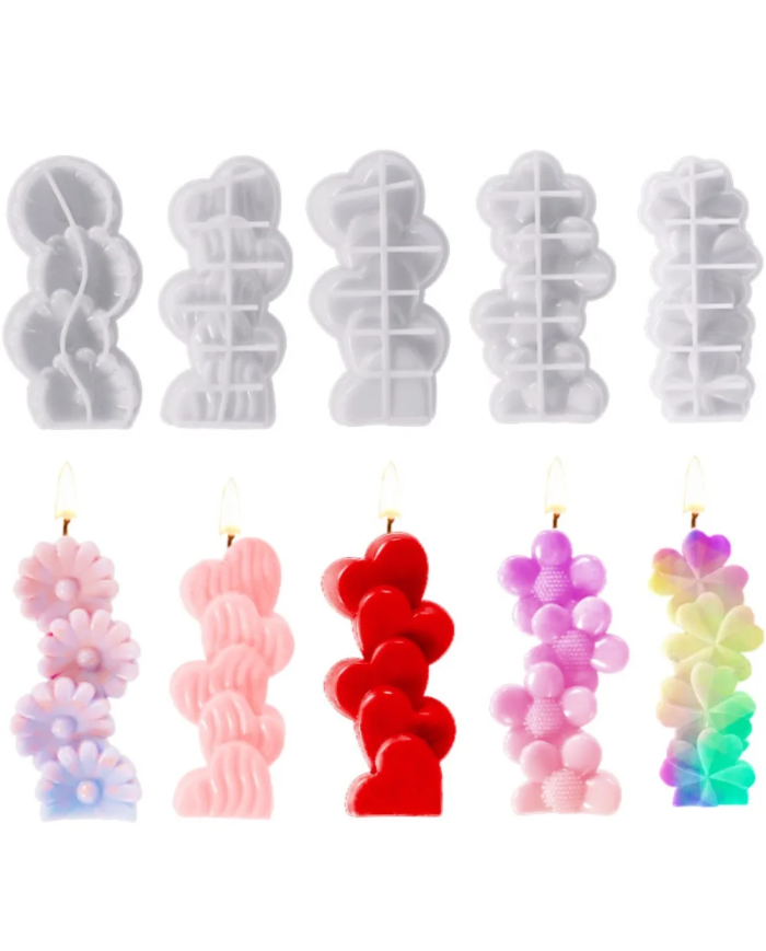 Papatya Modeli Mum Hobi Silikon Kalıbı - Kod: 1152 Papatya Modeli Mum Hobi Silikon Kalıbı - Kod: 1152