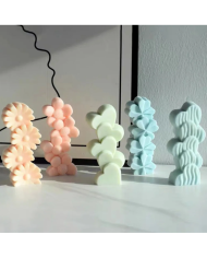 Papatya Modeli Mum Hobi Silikon Kalıbı - Kod: 1152 Papatya Modeli Mum Hobi Silikon Kalıbı - Kod: 1152