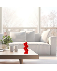 Kalp Modeli 3D Mum Hobi Silikon Kalıbı - Kod: 1150 Kalp Modeli 3D Mum Hobi Silikon Kalıbı - Kod: 1150