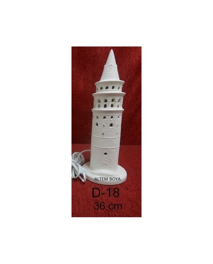 D-18 Seramik Büyük Galata Kulesi 36 cm