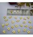 Pleksi,Bijuteri ve Oyalık Pullar  gold 7x10mm M 260 -500gr