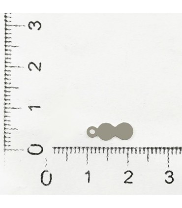 Pleksi,Bijuteri ve Oyalık Pullar Gumus 4,5x12mm M 337 -1Kg