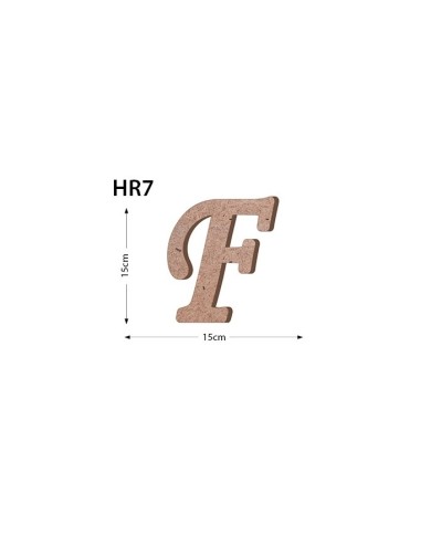 MASAÜSTÜ F  HARF HR-7