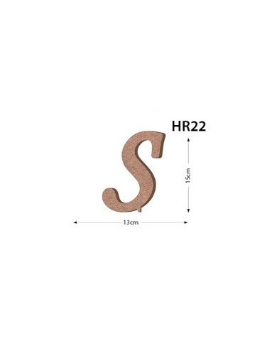 MASAÜSTÜ S HARF HR-22