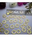 Pleksi,Bijuteri ve Oyalık Pullar gold  12mm -500