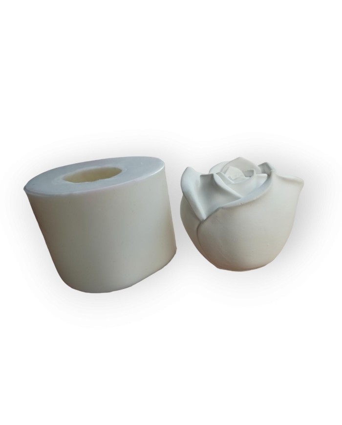 Beton ve Mum Kalıbı Gül Kalıbı 10x8 cm - Kod: 1225 Beton ve Mum Kalıbı Gül Kalıbı 10x8 cm - Kod: 1225