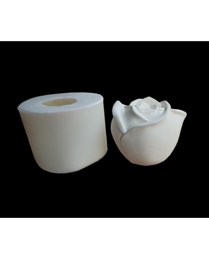 Beton ve Mum Kalıbı Gül Kalıbı 10x8 cm - Kod: 1225 Beton ve Mum Kalıbı Gül Kalıbı 10x8 cm - Kod: 1225