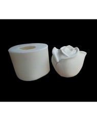 Beton ve Mum Kalıbı Gül Kalıbı 10x8 cm - Kod: 1225 Beton ve Mum Kalıbı Gül Kalıbı 10x8 cm - Kod: 1225