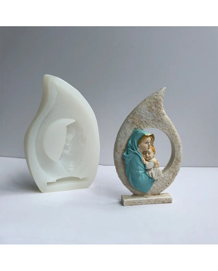 Aile Mum Kalıbı Model:2 - Hobi Silikon Kalıbı - Kod:1169 Aile Mum Kalıbı Model:2 - Hobi Silikon Kalıbı - Kod:1169