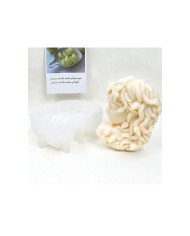 Medusa Şekli Reçine Epoksi Hobi Silikon Mum Kalıbı - Kod:1172 Medusa Şekli Reçine Epoksi Hobi Silikon Mum Kalıbı - Kod:1172