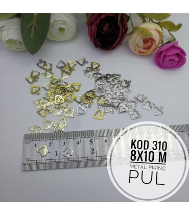 Metal Pirinç Pul - M310 - 8x10mm - 1Kg