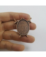 2 Adet - Metal Kolye Ucu - Kılıçlı