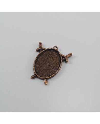 2 Adet - Metal Kolye Ucu - Kılıçlı