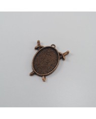 2 Adet - Metal Kolye Ucu - Kılıçlı