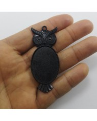 Metal Kolye Ucu - Baykuş 3