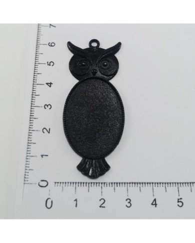 Metal Kolye Ucu - Baykuş 3