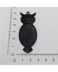 Metal Kolye Ucu - Baykuş 3