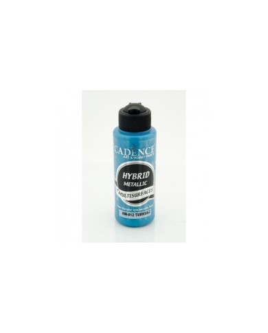 Hybrit (Multi Surface) Metalik Boya Turkuaz 120 ml - HM-812
