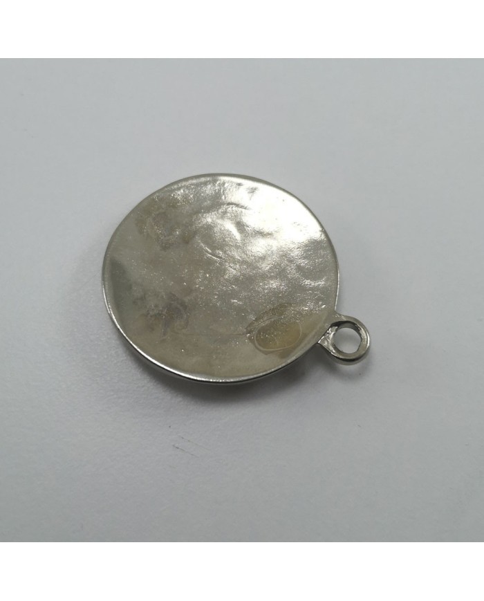 Metal Kolye Ucu - Portre - Gümüş