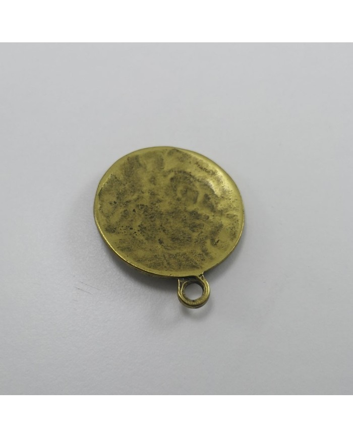 Metal Kolye Ucu - Portre - Gümüş