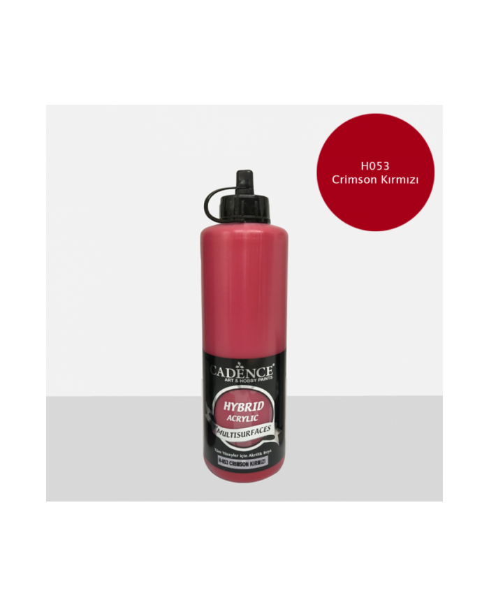 Hybrit (Multi Surface) Boya Crimson Kırmızı 500 ml HH-53