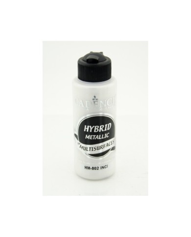 Hybrit (Multi Surface) Metalik Boya İnci Beyazı 120 ml - HM-802