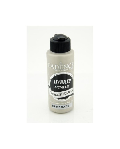 Hybrit (Multi Surface) Metalik Boya Platin 120 ml - HM-807