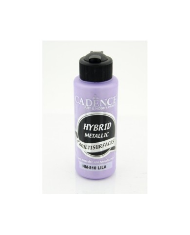 Hybrit (Multi Surface) Metalik Boya Lila 120 ml - HM-810