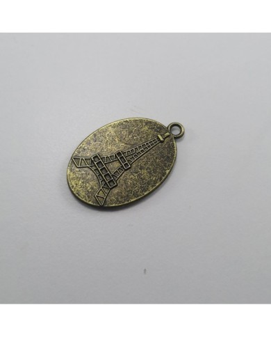 Metal Kolye Ucu - Eyfel Model