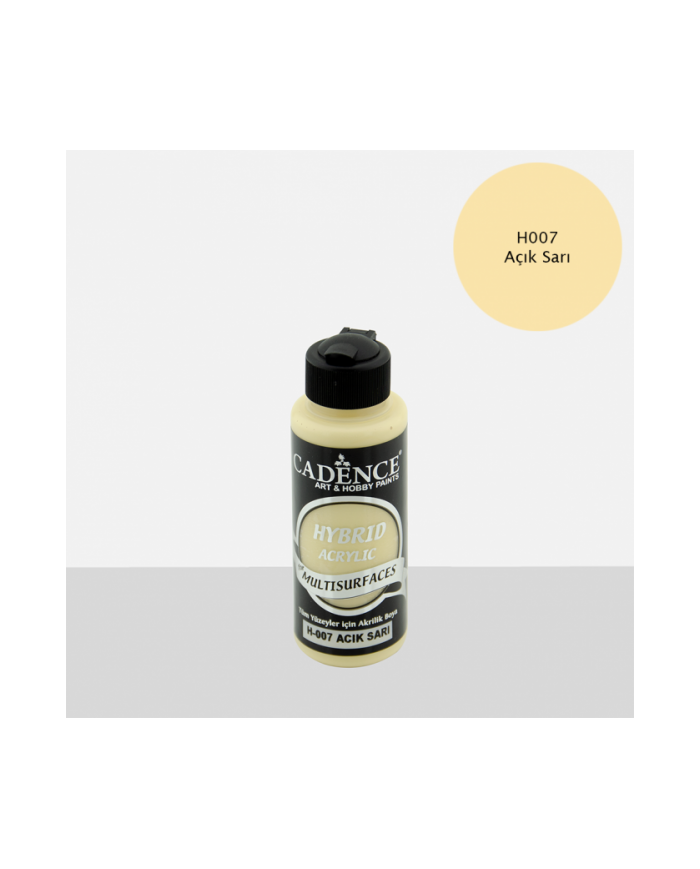 Hybrit (Multi Surface) Boya Açık Sarı 120 ml - H-007