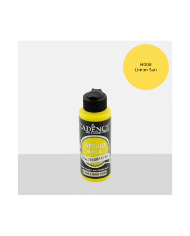 Hybrit (Multi Surface) Boya Limon Sarı 120 ml - H-008